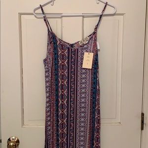 Patterned maxi dress
